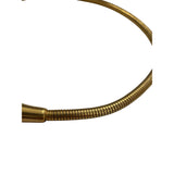 Gold Tone Flexible Belt With Hook Clasp