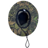 Camo Sun Hat With Mesh Crown & Chin Strap For Outdoor Activities Lightweight & Breathable