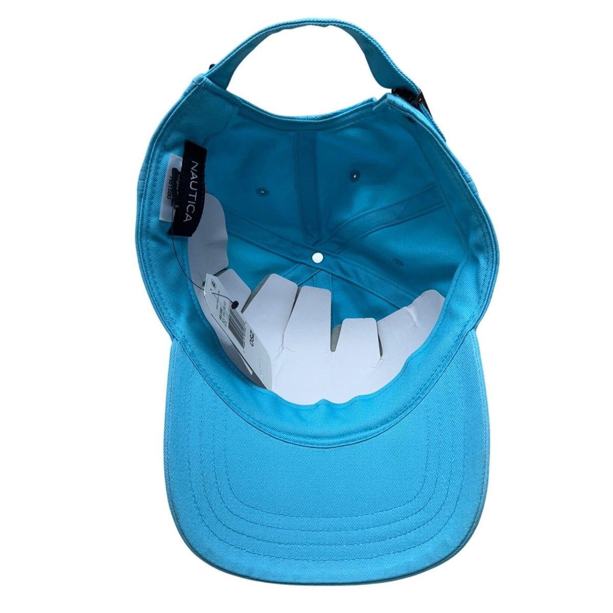 Nautica Blue Baseball Cap W/ Sailboat Logo Adjustable Backstrap Cotton One Size