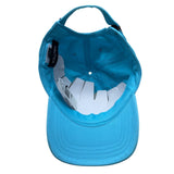Nautica Blue Baseball Cap W/ Sailboat Logo Adjustable Backstrap Cotton One Size