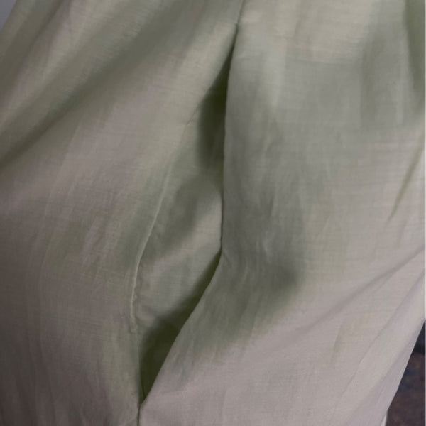 Banana Republic Green Sleeveless Maxi Dress Womens Tiered Flowy Sz XS