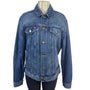 Tommy Hilfiger Women’s Blue Denim Button-Up Jacket With Pockets Sz L