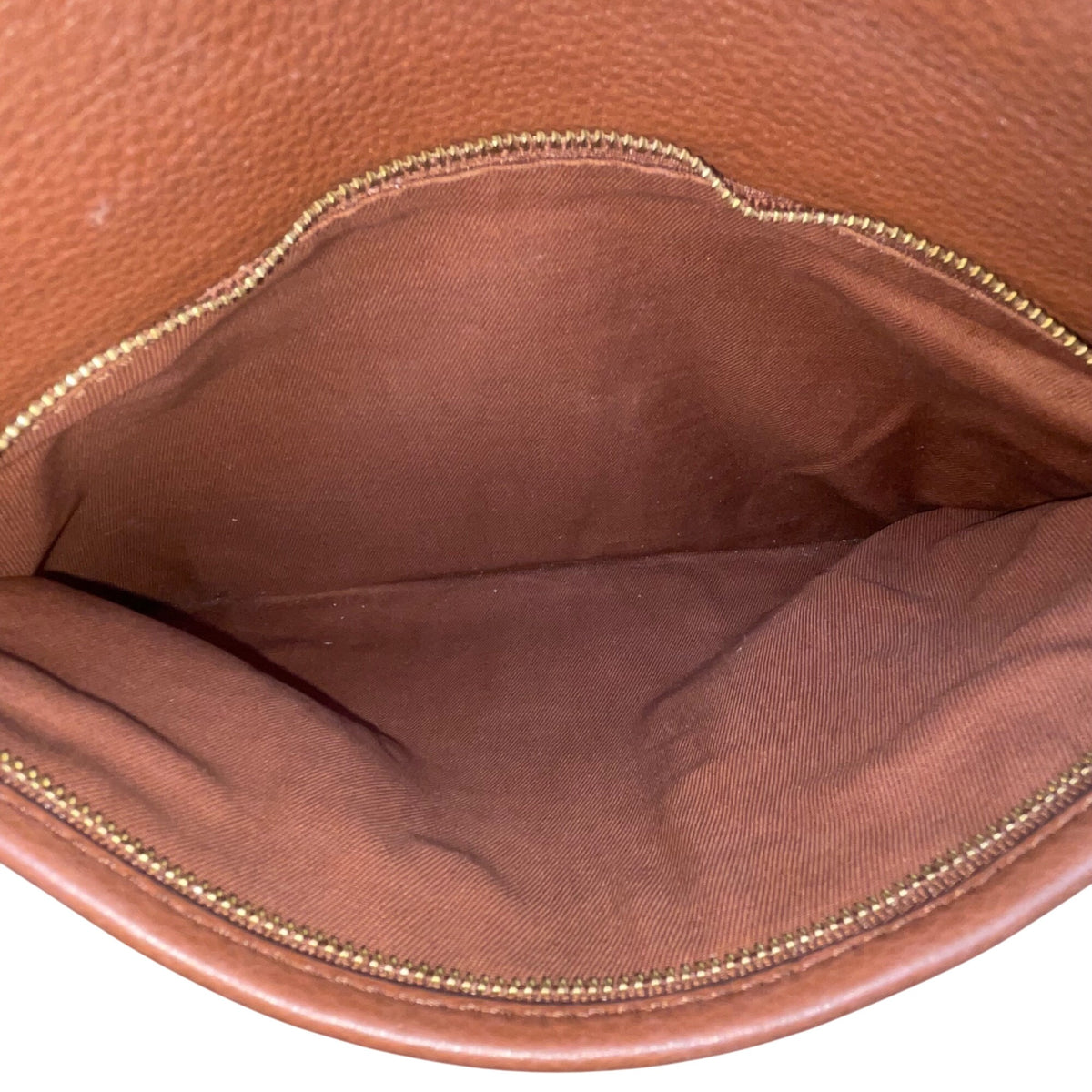 Fossil Women’s Brown Leather Adjustable Strap Multiple Pockets Crossbody Bag