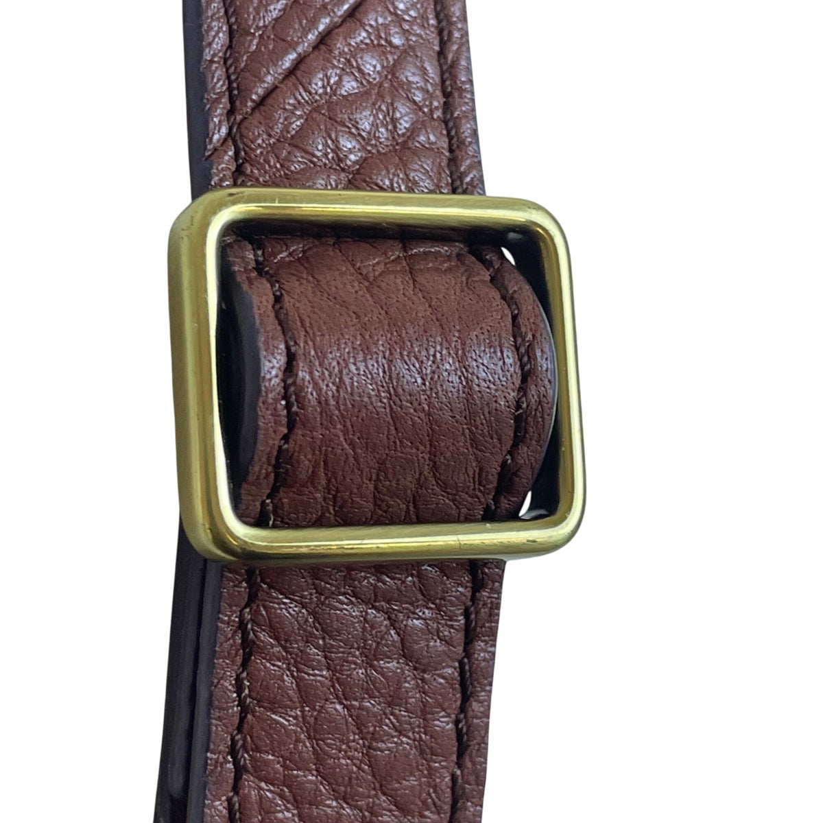 Fossil Women’s Brown Leather Adjustable Strap Multiple Pockets Crossbody Bag