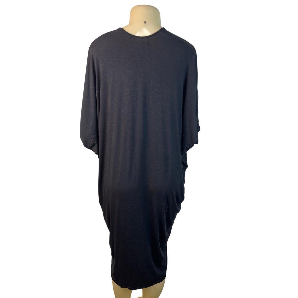Barefoot Dreams Womens Petite One Size Black Modal Blend Oversized Dress - New