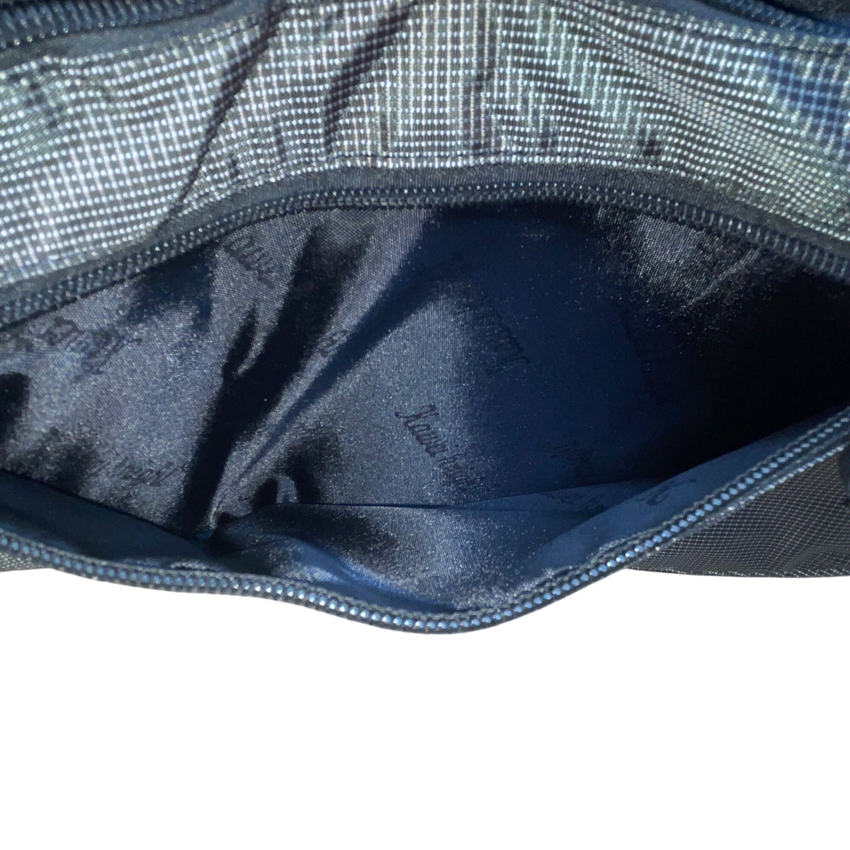 Kaweiknight Grey/Orange Nylon Adjustable Strap Multi-Zip Crossbody Backpack