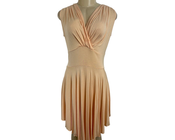 Amelia Women's Vintage Ball Orange Sleeveless Dance Dress Sz M - NWT