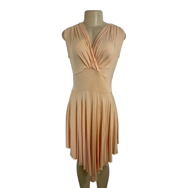 Amelia Women's Vintage Ball Orange Sleeveless Dance Dress Sz M - NWT