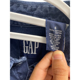 Gap Mens Denim Button-Up Shirt 100% Cotton Size S Made In USA Blue