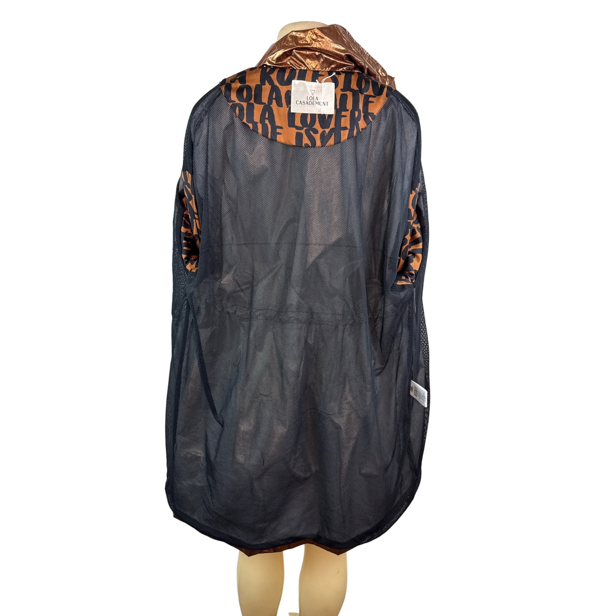 Lola Casademunt Women’s Copper Oversized Parka Jacket W/ Drawstring Waist Size S/M