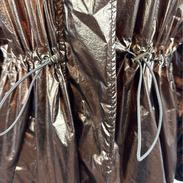 Lola Casademunt Women’s Copper Oversized Parka Jacket W/ Drawstring Waist Size S/M