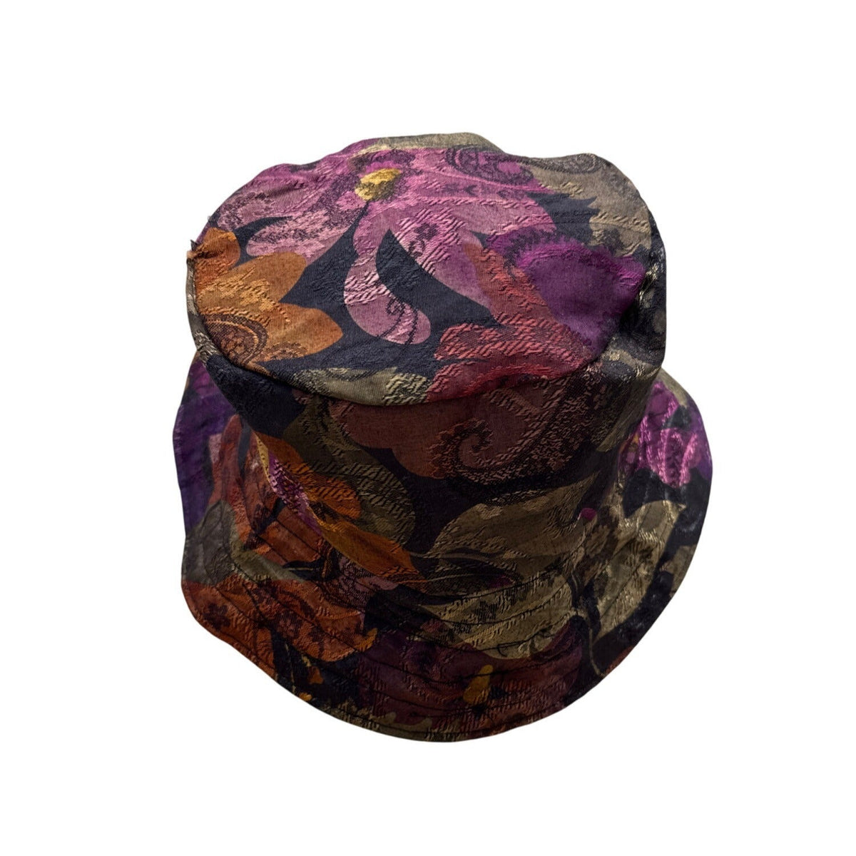 Floral Bucket Hat With Satin Lining