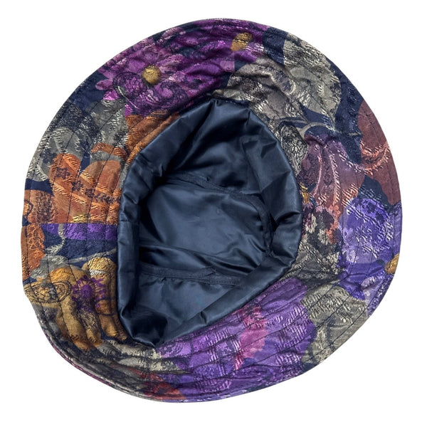 Floral Bucket Hat With Satin Lining