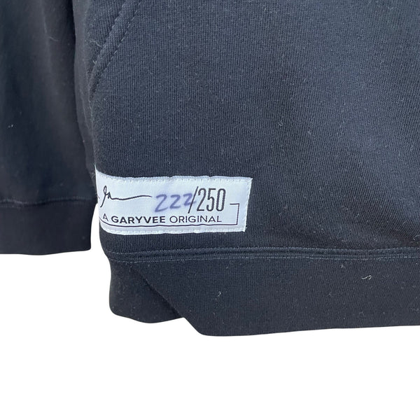 GaryVee Mens Black "Mug Life" Graphic Hoodie Limited Edition Sz XL