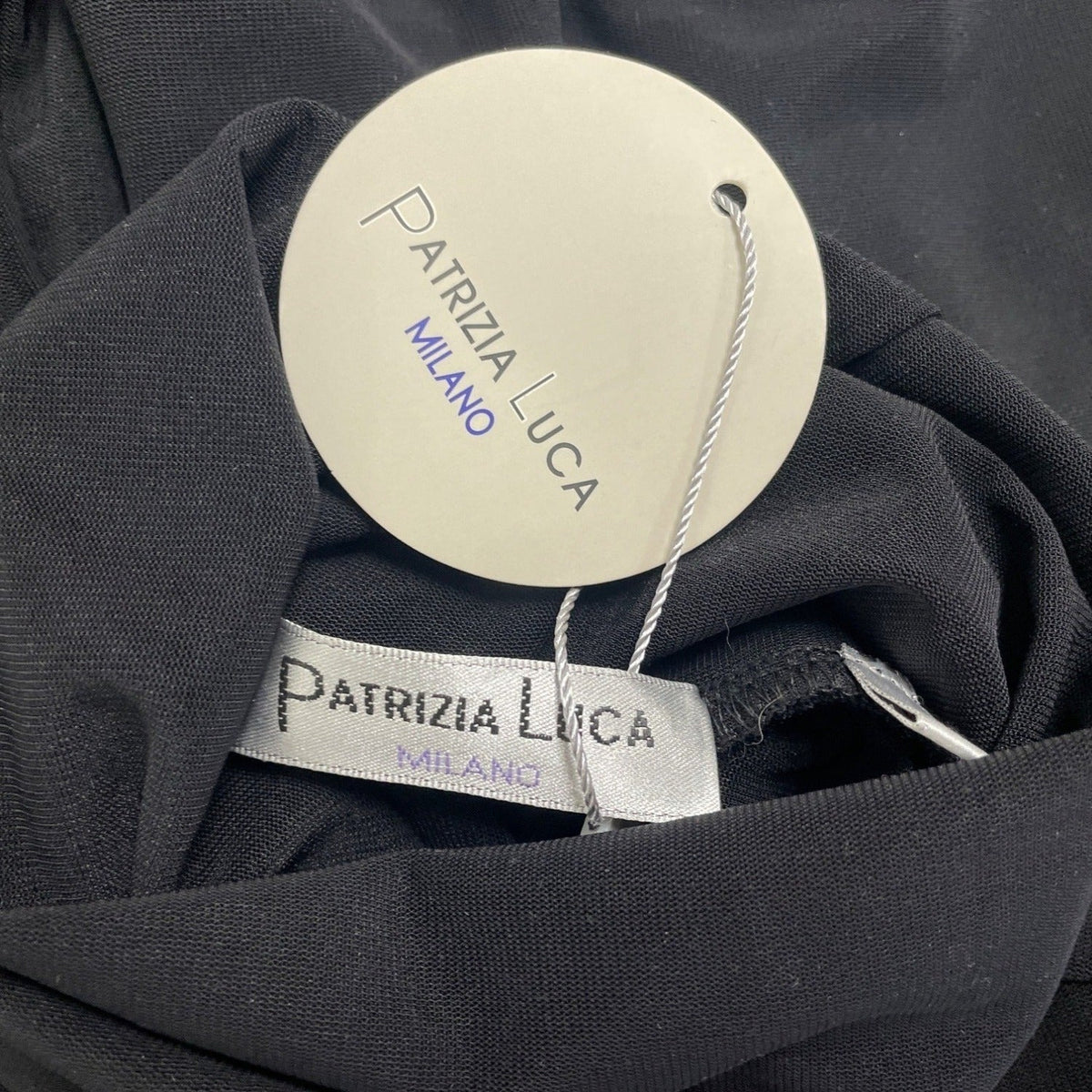 Parrizia Luca Milano Womens Black Sheer Long Sleeve Turtleneck Top Size XS- New