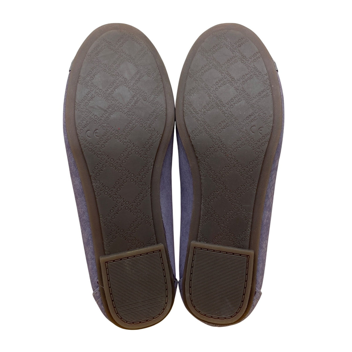 Vionic Women’s Metallic Purple Snake Print Slip-On Caroll Ballet Flats Size 5