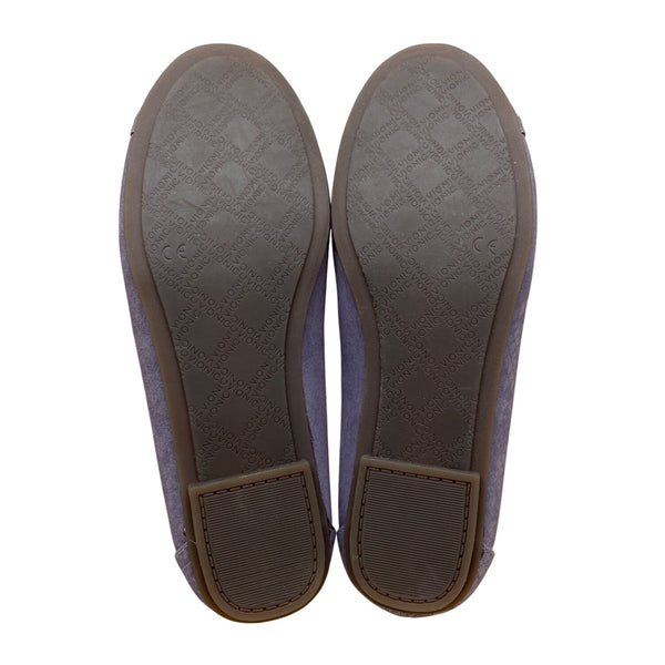 Vionic Women’s Metallic Purple Snake Print Slip-On Caroll Ballet Flats Size 5