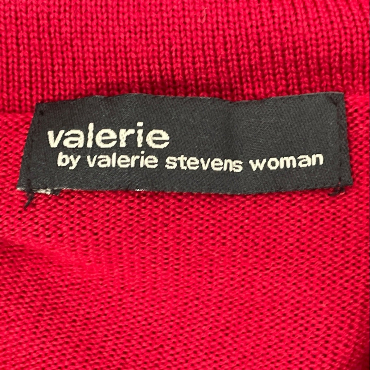 Valerie Stevens Womens Red Merino Wool Sleeveless Cowl Neck Sweater Size 2X New