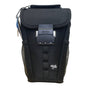 FlexSafe Anti-Theft Black Mesh Pockets Aqua Vault With Lock Zipper Travel Bag
