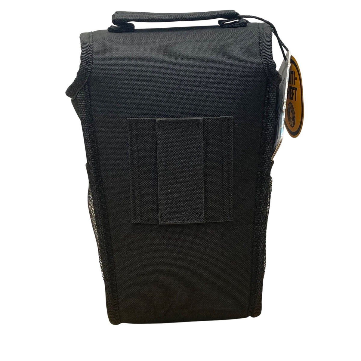 FlexSafe Anti-Theft Black Mesh Pockets Aqua Vault With Lock Zipper Travel Bag