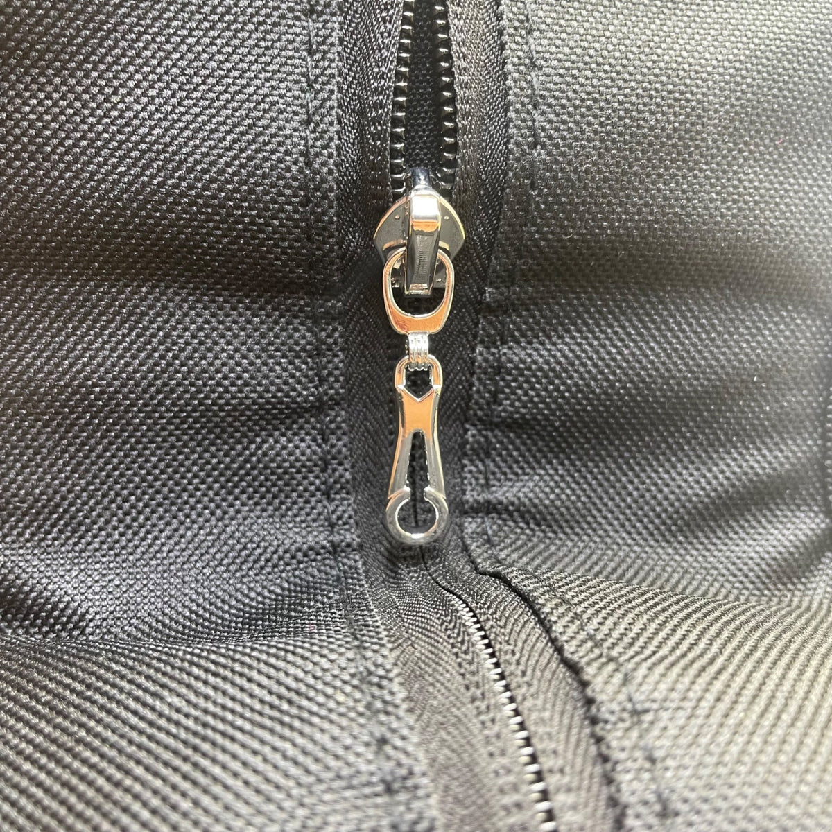 FlexSafe Anti-Theft Black Mesh Pockets Aqua Vault With Lock Zipper Travel Bag