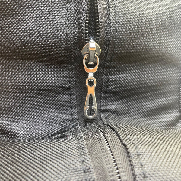 FlexSafe Anti-Theft Black Mesh Pockets Aqua Vault With Lock Zipper Travel Bag