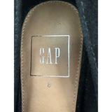 Gap Women Black Suede Pointed-Toe Classic Heels Size 8 Stylish Pumps Comfortable Fit