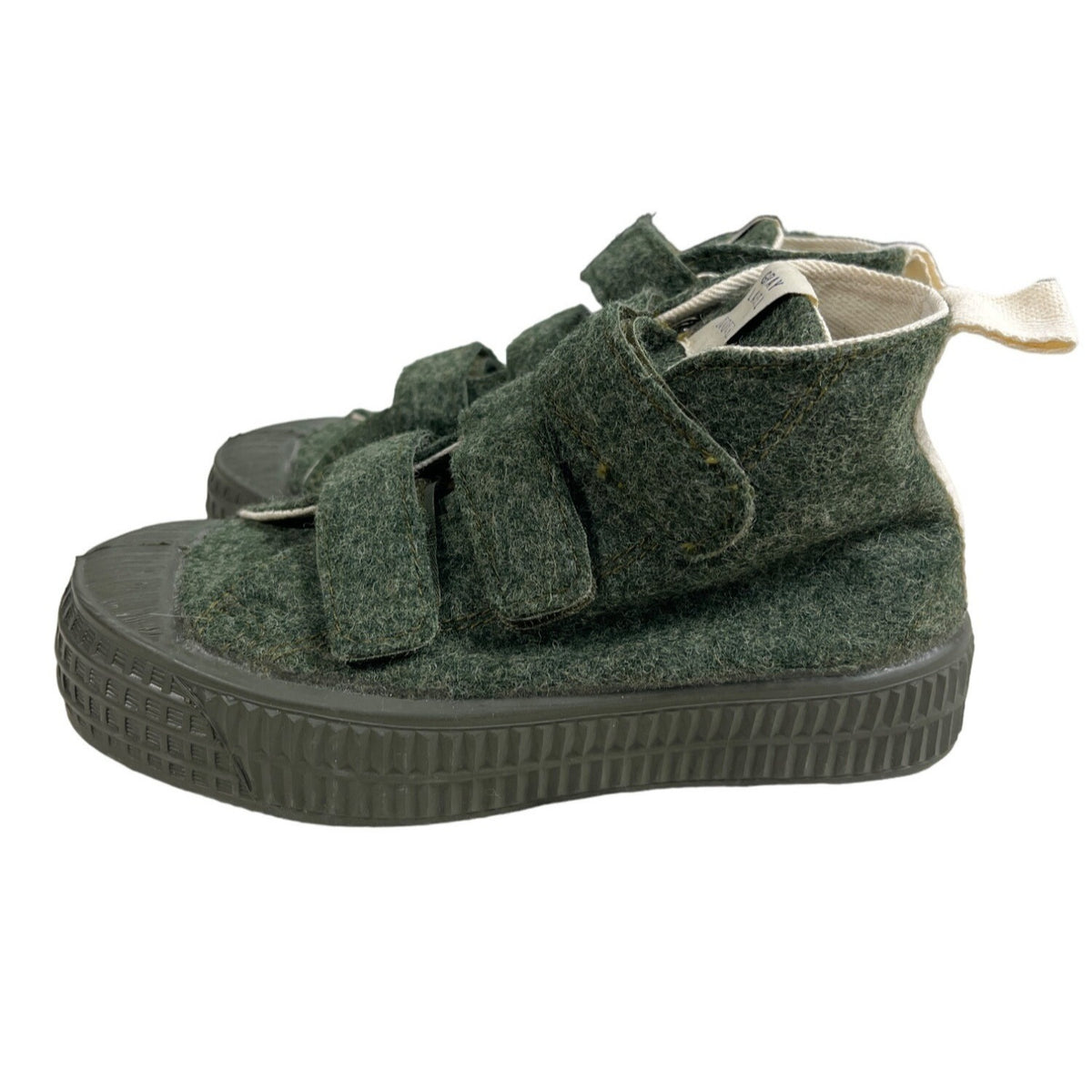 Gray Label x Novesta Toddler Boy's Green Detacheable Straps High Top Shoes Sz 18 - NWOB