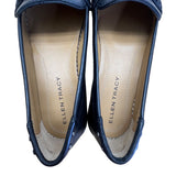 Ellen Tracy Women’s Black Leather Simon Loafers Size 8M - New
