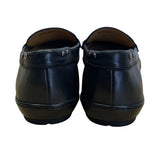 Ellen Tracy Women’s Black Leather Simon Loafers Size 8M - New