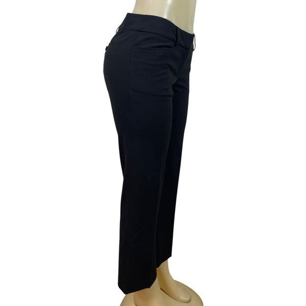Michael Kors Womens Black Dress Pants Short Fit Size 4P - New