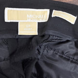 Michael Kors Womens Black Dress Pants Short Fit Size 4P - New