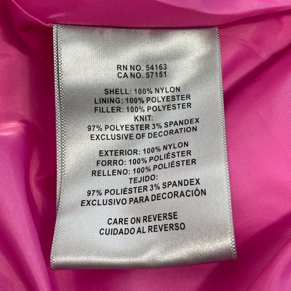 Levi’s Women’s Bubble Gum Pink Puffer Long Sleeve Coat Jacket Sz XS