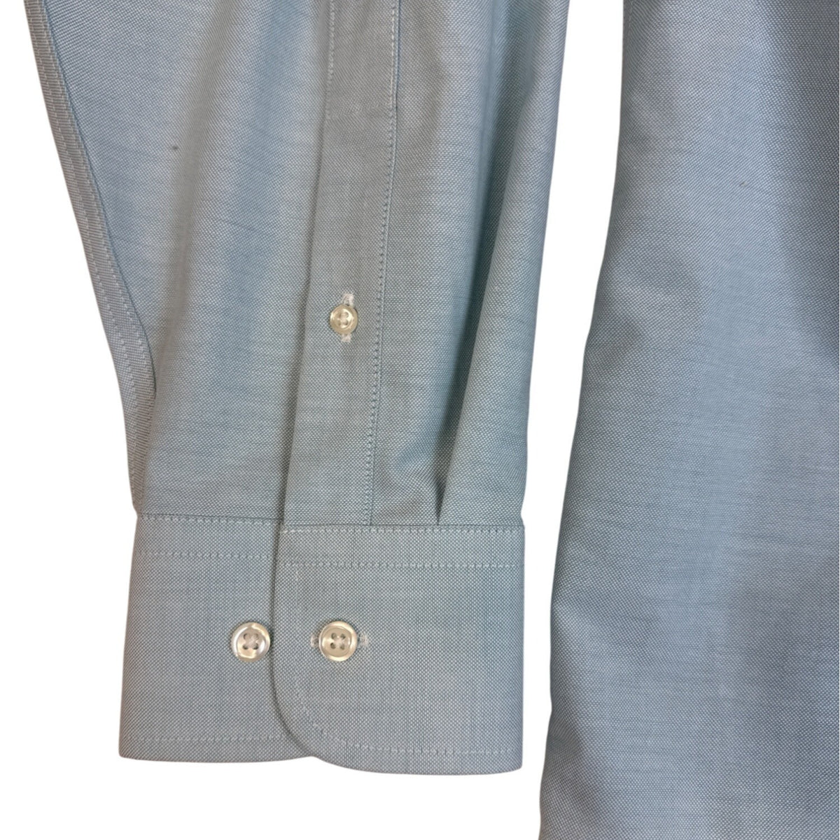 Stafford Essentials Light Blue Button-Down Shirt Mens XL Long Sleeve - New