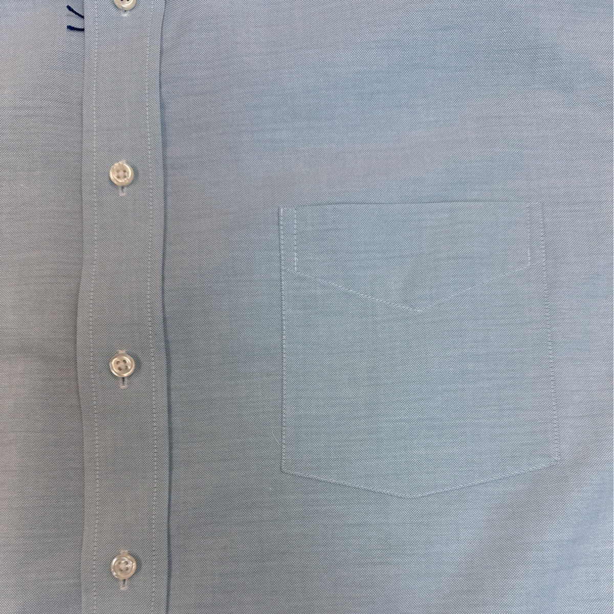 Stafford Essentials Light Blue Button-Down Shirt Mens XL Long Sleeve - New