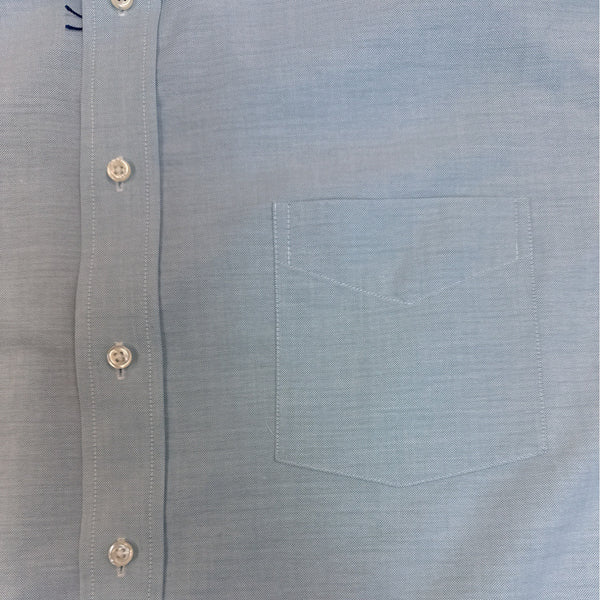 Stafford Essentials Light Blue Button-Down Shirt Mens XL Long Sleeve - New