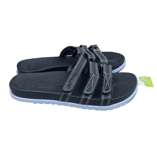 KuaiLu Black & Blue Eco Friendly Quality Women's Slippers Sz 9 - New