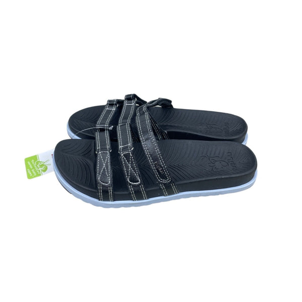 KuaiLu Black & Blue Eco Friendly Quality Women's Slippers Sz 9 - New