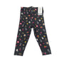 Carters Baby Girl Floral Print Leggings Black With Multicolor Flowers 18M- New