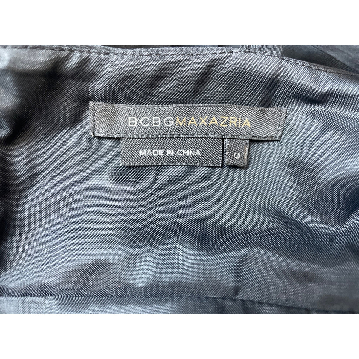 Strapless Black Party Dress With Ruched Bodice & Beaded Appliqué Skirt New