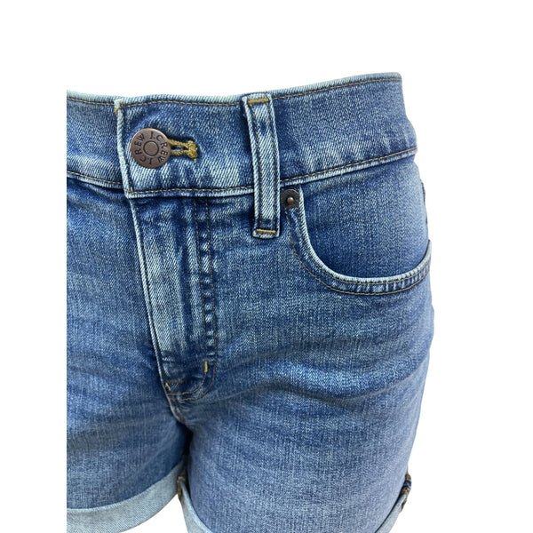 J.Crew Womens Denim Cuffed High-Rise Shorts Size 26 - New