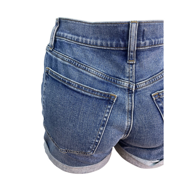 J.Crew Womens Denim Cuffed High-Rise Shorts Size 26 - New