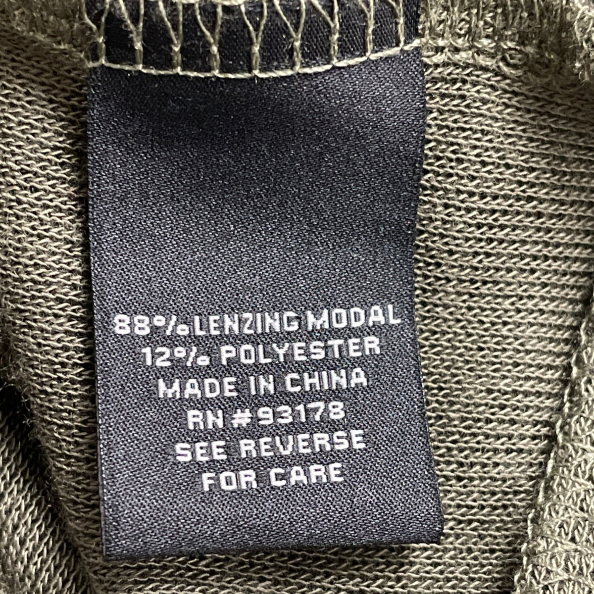 Context Women's Olive Long Sleeve Asymmetrical Hem Blouse Size M - New