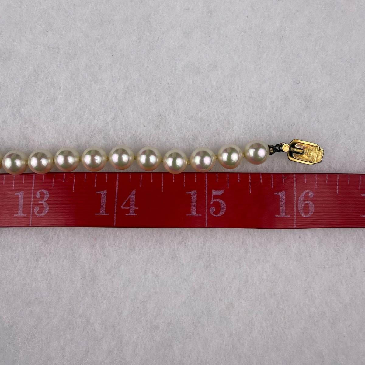 Majorica Womens Gold Tone Faux Pearl Necklace & Earrings Set Spain Signed