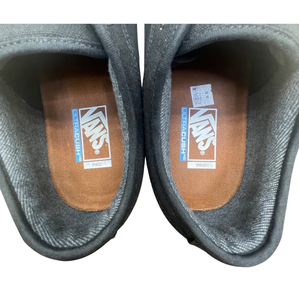 Vans Men’s Black Canvas UltraCush HD Pro Skateboarding Shoes  Size 12