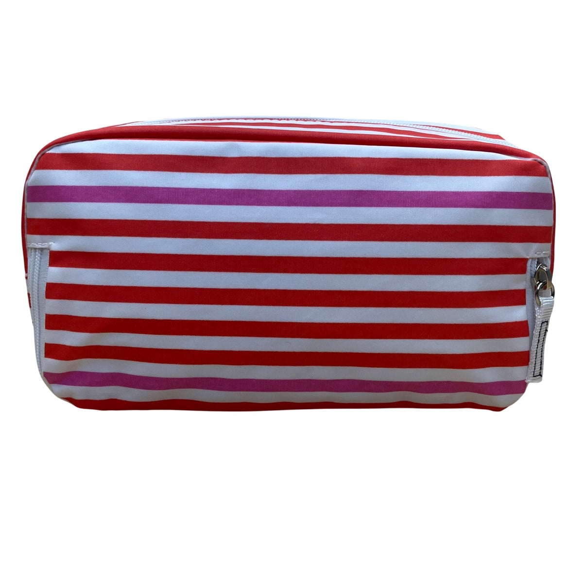Scout Women’s Orange/White Striped Coated 3-Way Toiletry Bag Size S