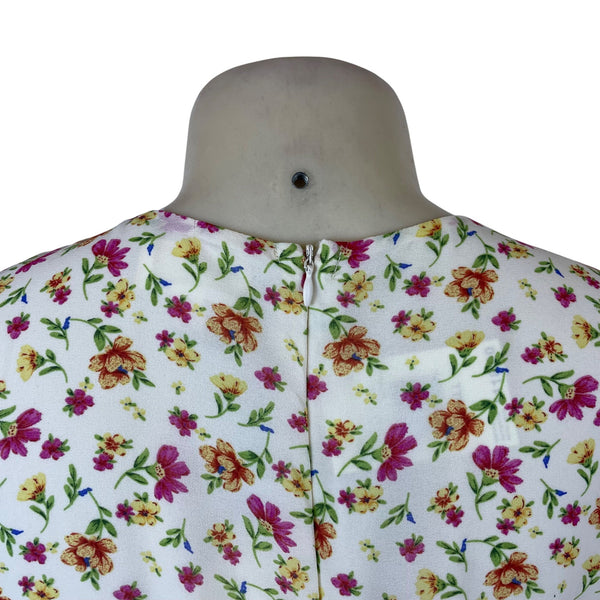 Lost + Wander Women’s White Floral Maxi Dress With Long Sleeves Size S - New