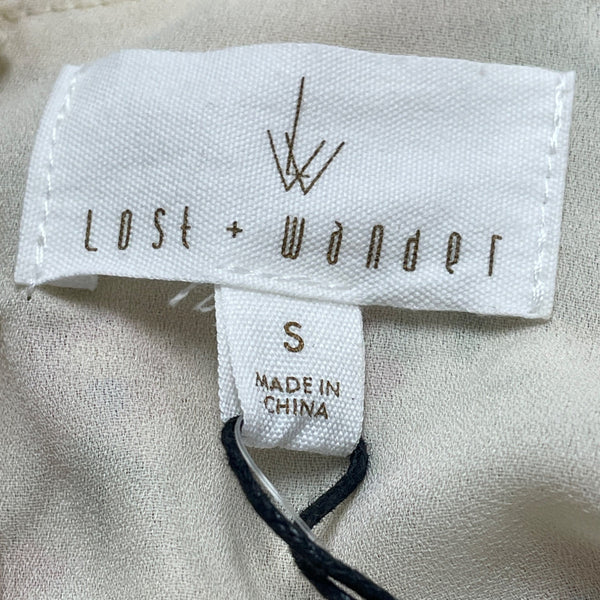 Lost + Wander Women’s White Floral Maxi Dress With Long Sleeves Size S - New