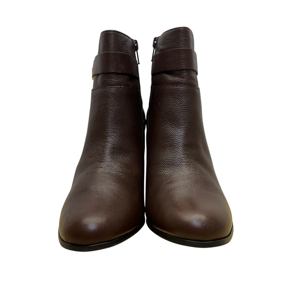 Cole Haan Women’s Sequoia Leather High Block Heel Rhinecliff Bootie Size 9.5 B