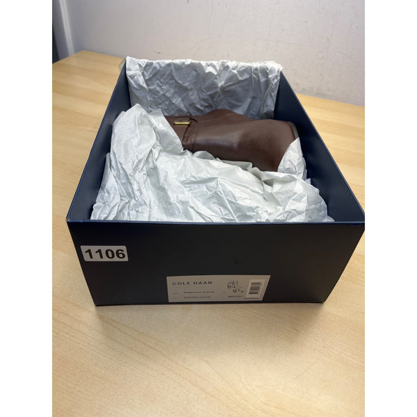 Cole Haan Women’s Sequoia Leather High Block Heel Rhinecliff Bootie Size 9.5 B